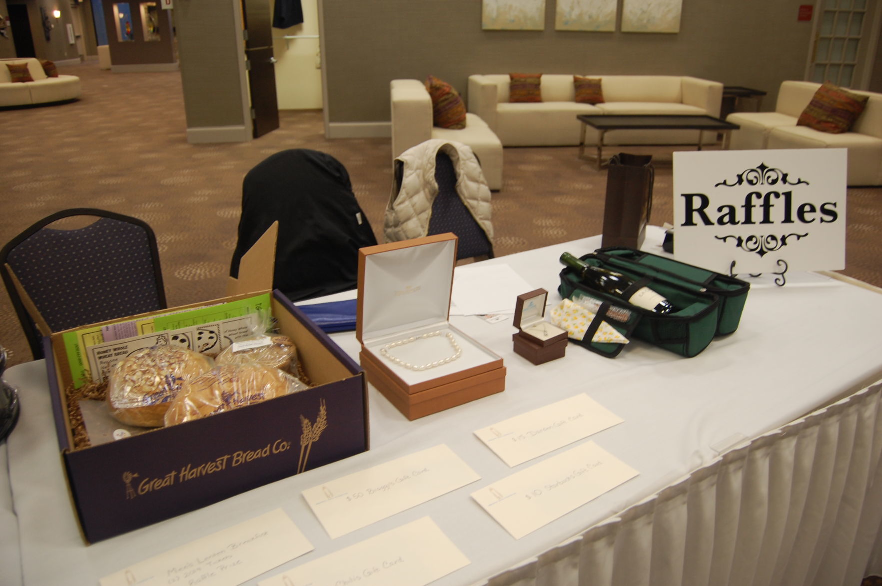 Raffle items